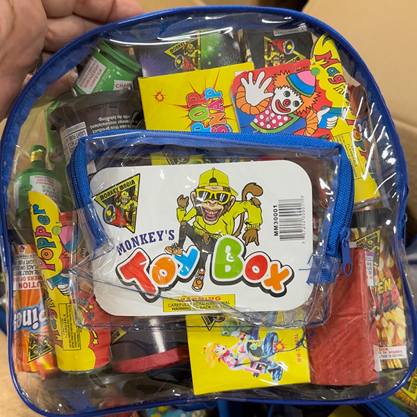 Monkeys Toybox Backpack – Fireworks Superstore USA