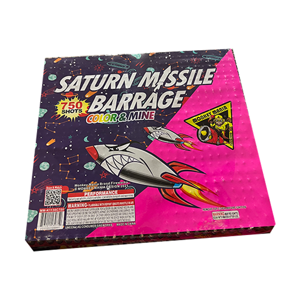 750 Shot Saturn Missile Raccoon brand