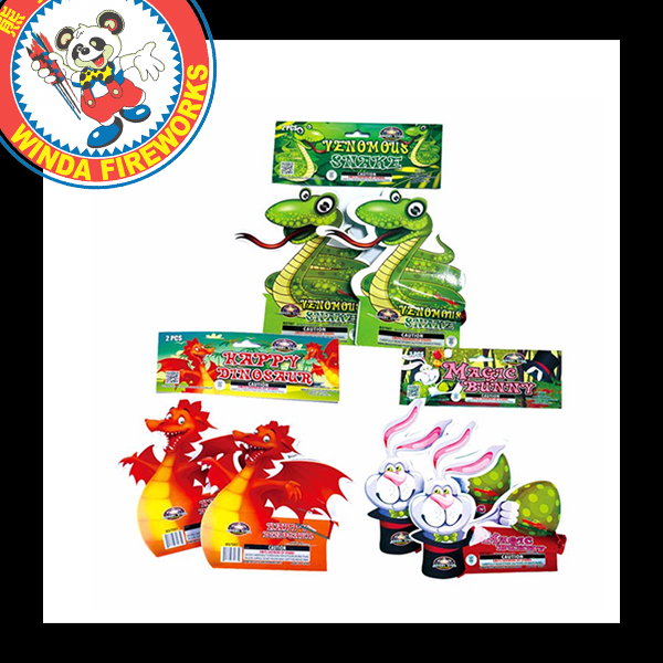 MAGIC BUNNY VENOMOUS SNAKE HAPPY DINOSAUR