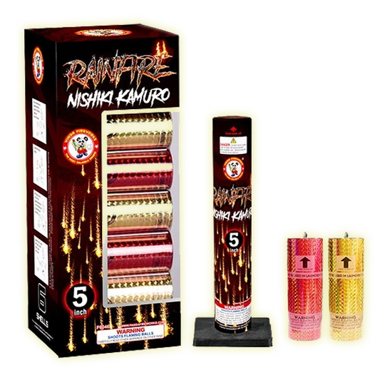 5 Inch Howitzer Shell Firework RAINFIRE 60 gram artillery - 5 inch shells – Fireworks Superstore USA